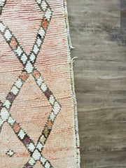 Vintage Moroccan Rug - Cross My Heart