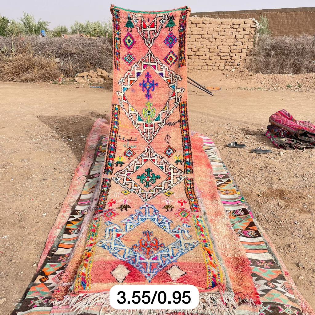 Vintage Moroccan rug runner - Sidi Souk