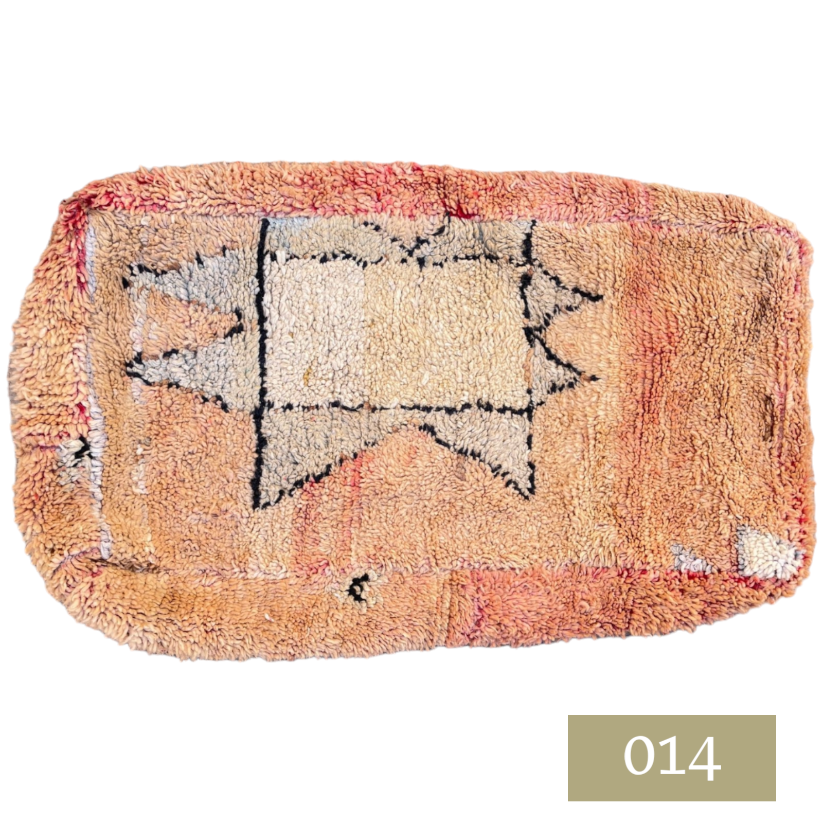 Moroccan Vintage Floor Cushion Pouf Large Rectangle