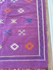 Kilim Rug - Purple - 245cm x 140cm