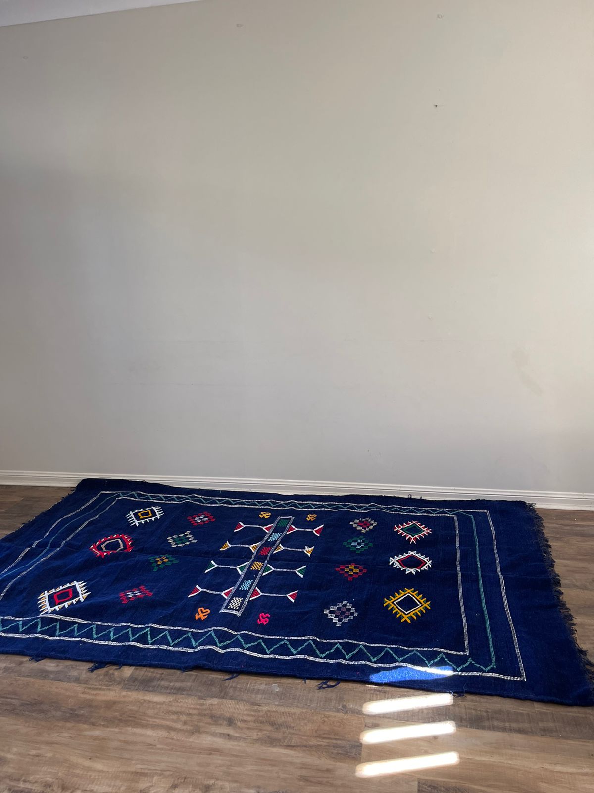 Kilim Rug - Blue - 245cm x 140cm