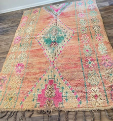 Vintage Moroccan Rug - Blush Boujaad