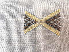 Cactus Silk Cushion Cover Grey