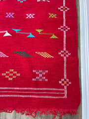 Kilim Rug - Red -245cm x 140cm