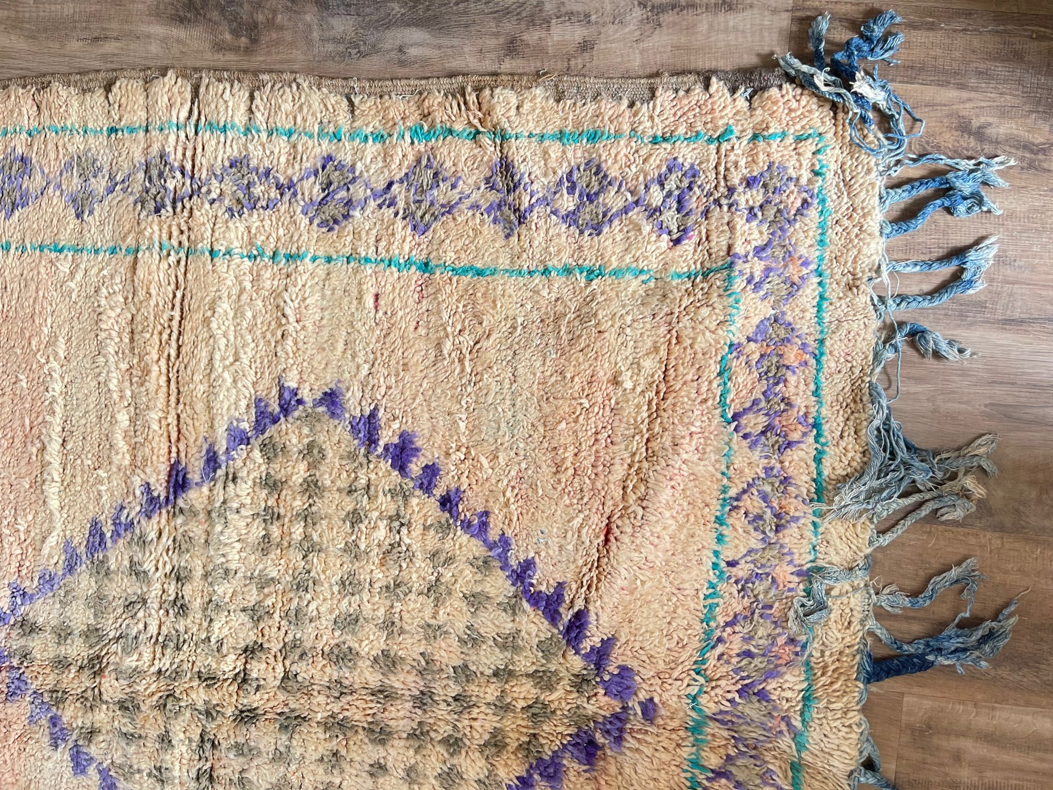 Vintage Boujaad Moroccan Rug - 300cm x 140cm - Ouled Ebkar