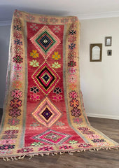 Vintage Boujaad Moroccan rug - 315cm x 160cm - Layoune