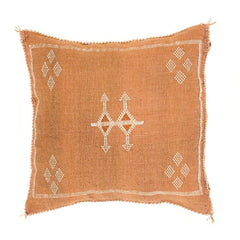 Cactus Silk Cushion Orange
