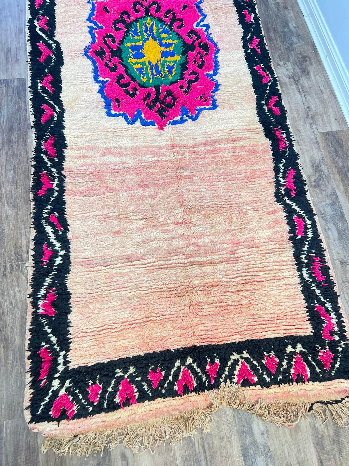 Vintage Boujaad Moroccan Rug -270cm x 105cm - Agadir
