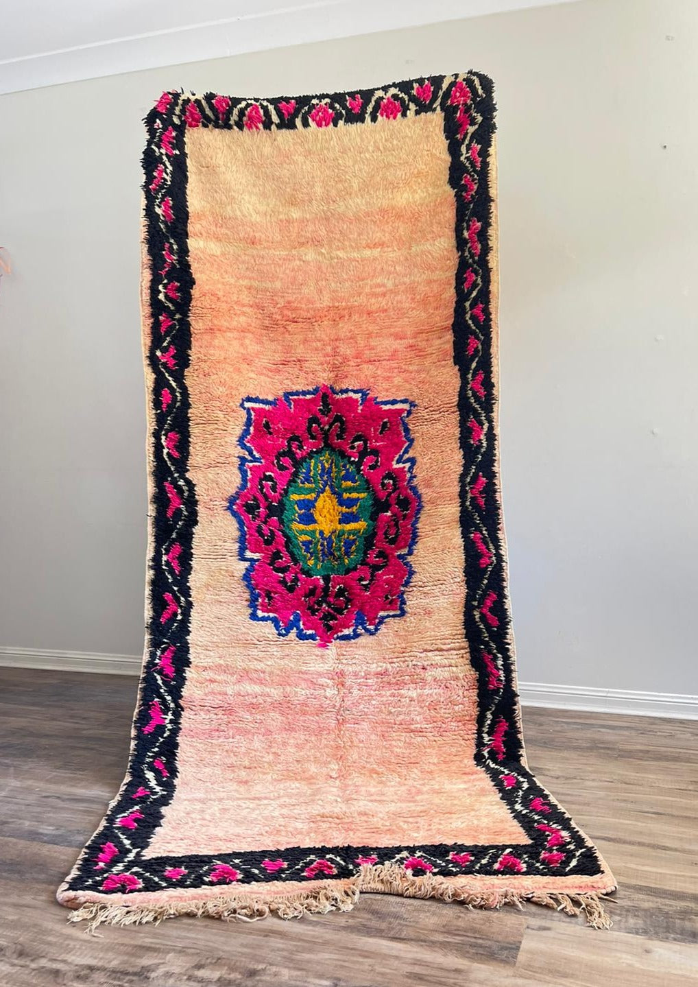 Vintage Boujaad Moroccan Rug -270cm x 105cm - Agadir